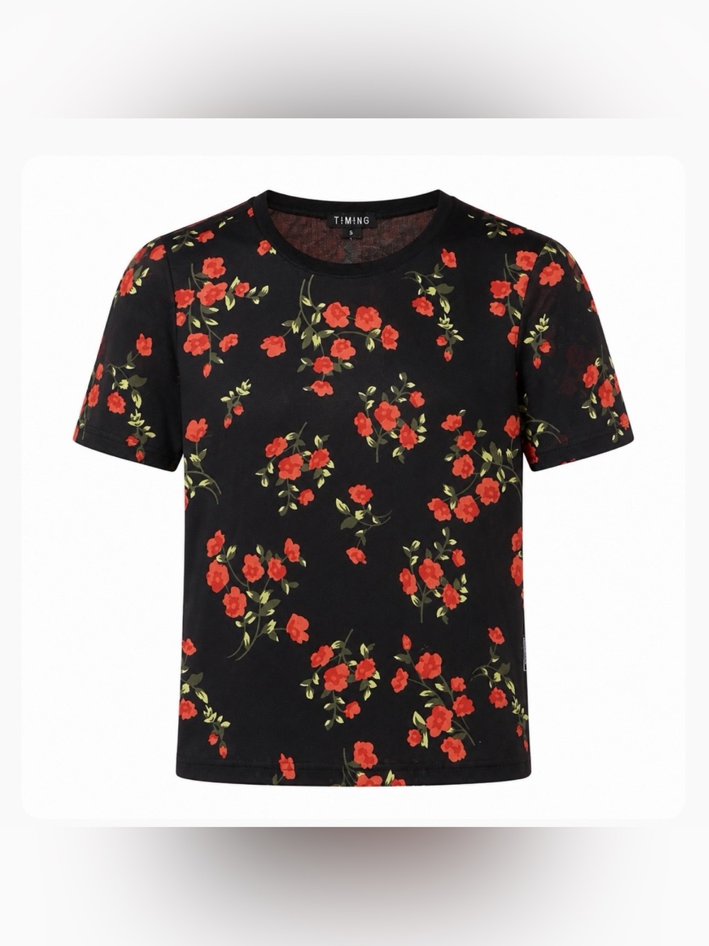 Sheer Floral Top